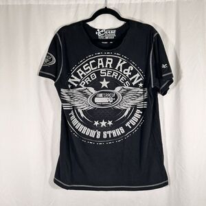 NASCAR K&N Pro Series Shirt Unisex Large Black Short Sleeve Round Neck Chase